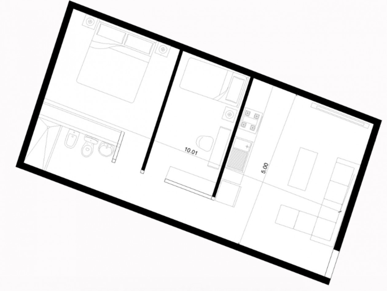 Departamentos - Venta en pozo con minima entrega.